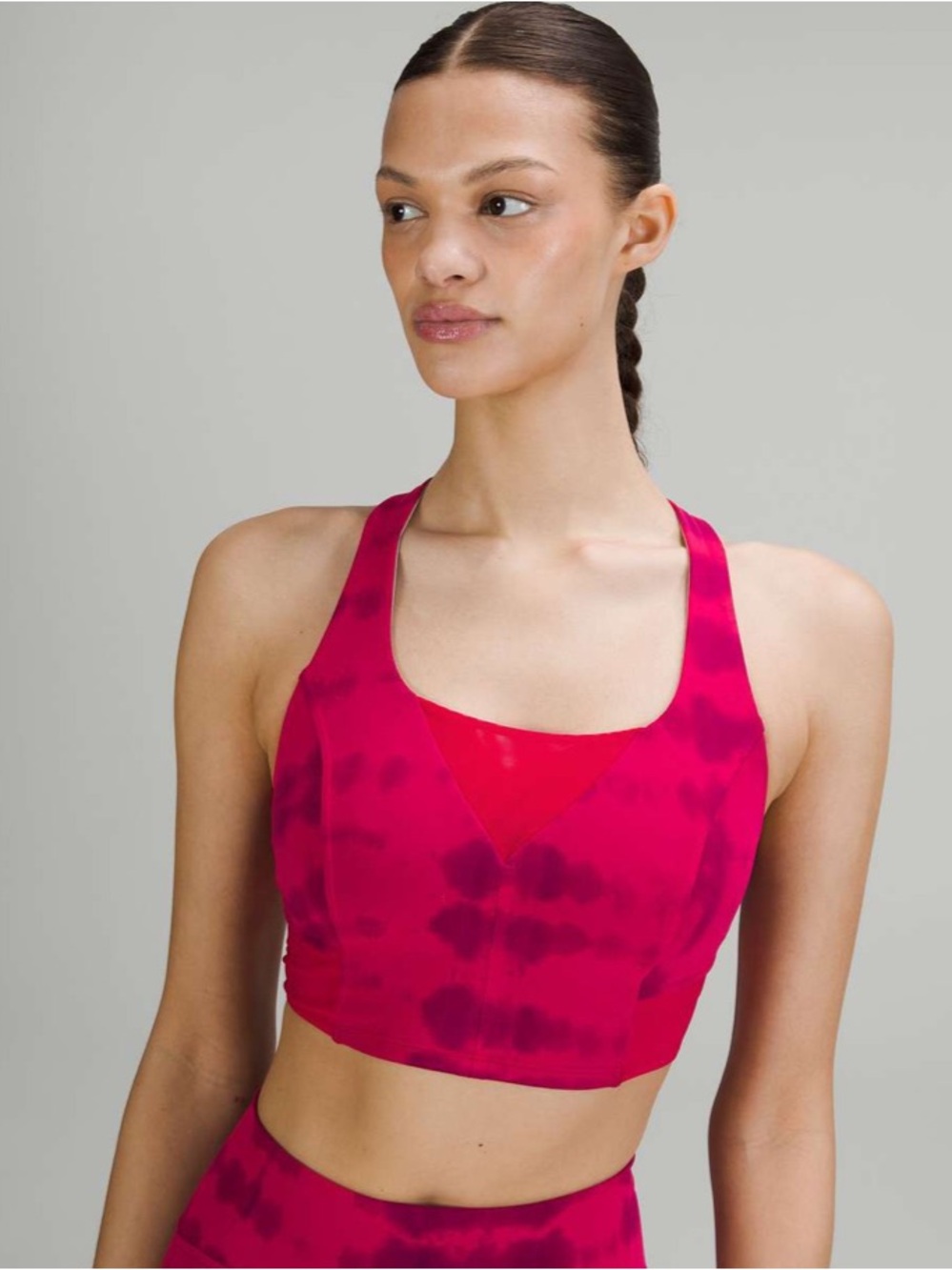 lululemon lab Mesh Panels Train Bra *medium support B/C cup size 6
